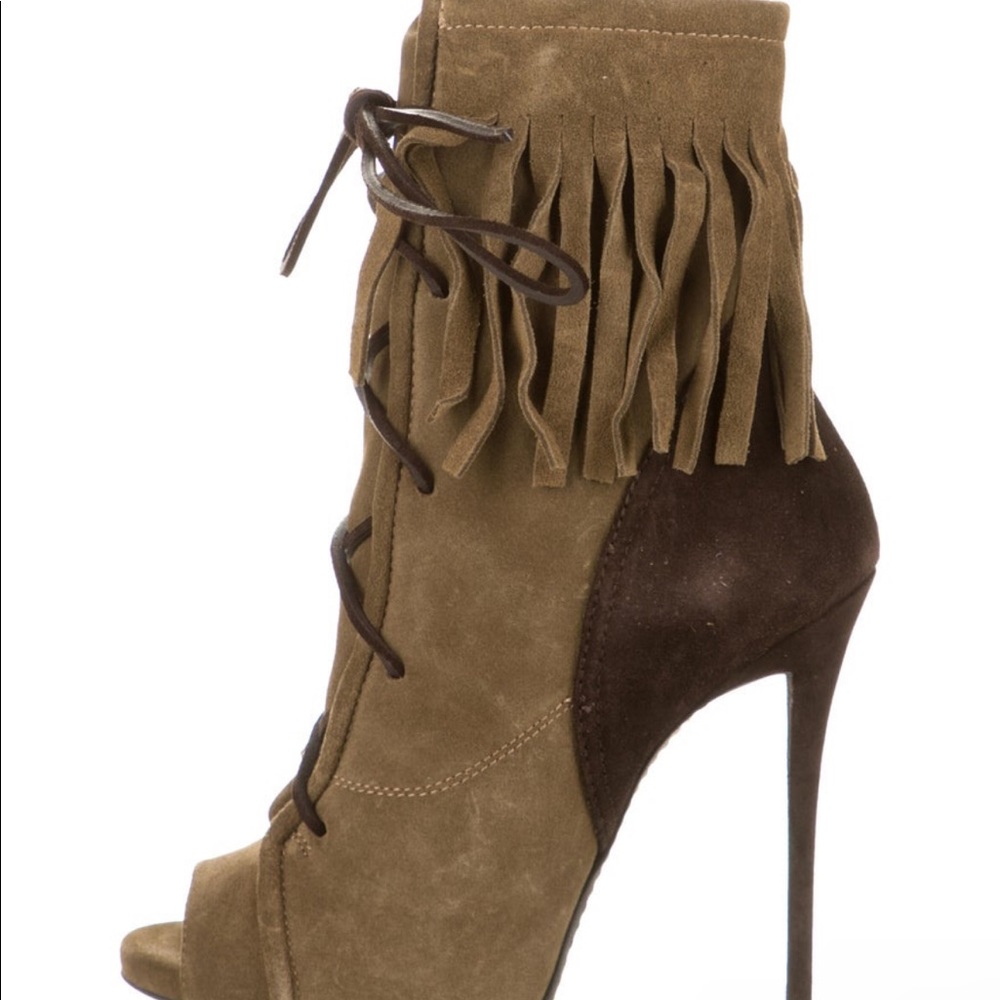 Giuseppe Zanotti “hiking” heeled boots, size 37 (6.5 US)